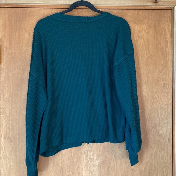 Blu Pepper green button up cardigan - Picture 6 of 7